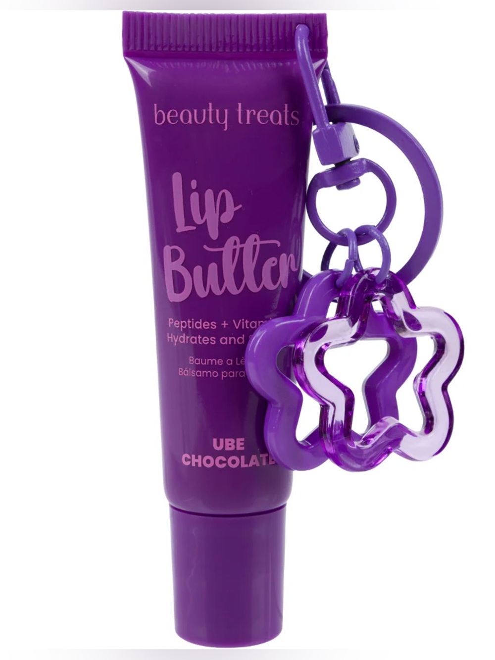 Beauty Treats Peptides Vit E Lip Butter Ube Chocolate Hydrating Soften Lip Balm